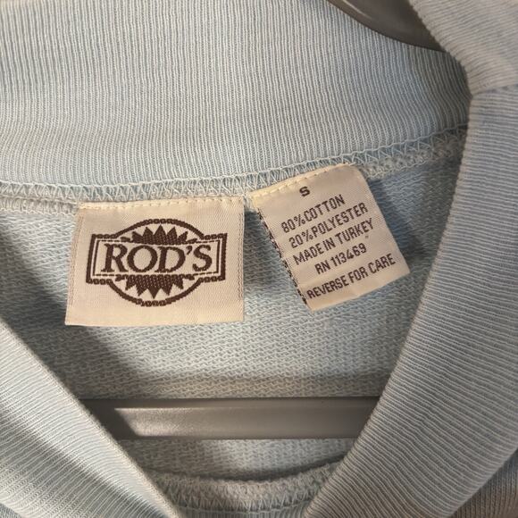 Rod's Running Horse Graphic Print Long Sleeve Shirt Size Small Unisex Western - Picture 6 of 12